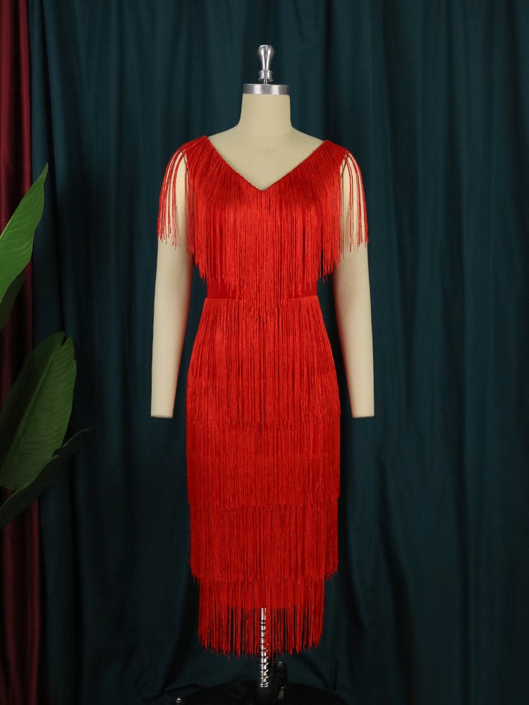 Tassie Tassel Dress