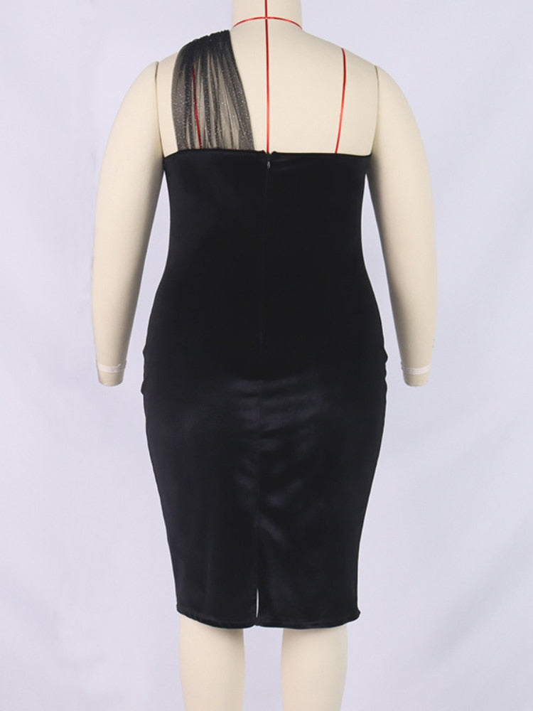 Princess Mesh Bodycon Dress