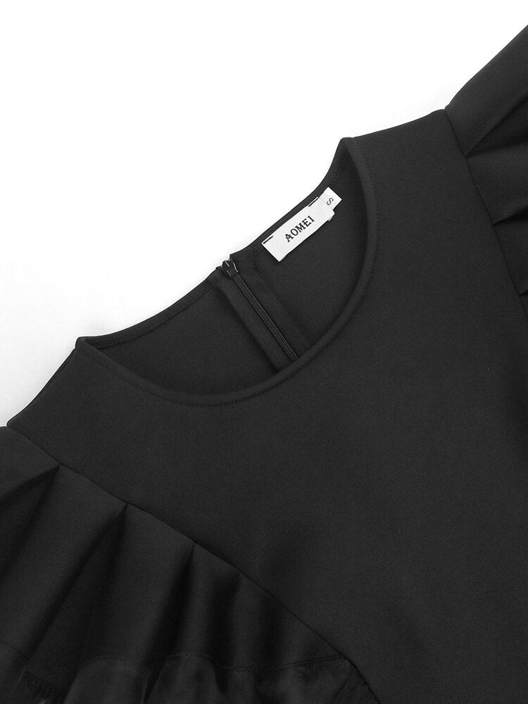 Daphne Ruffled Sleeve Dress