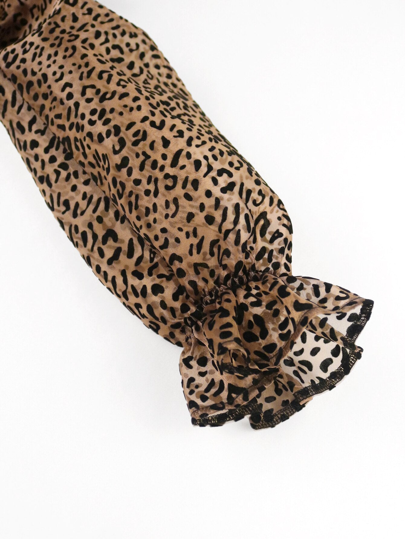 Alexia Cheetah Sleeve Dress