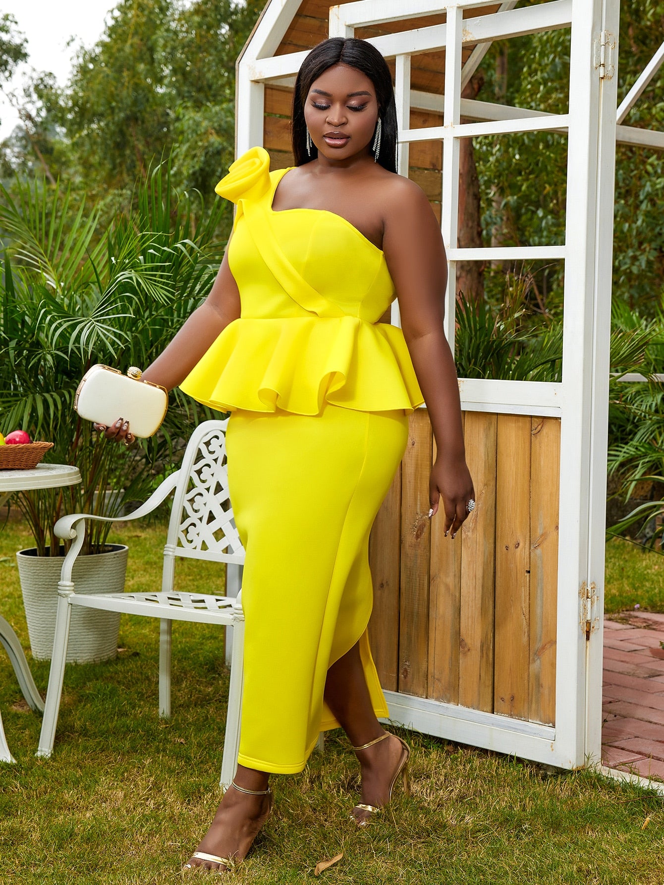 Ladina Lemon Dress - Yellow / S