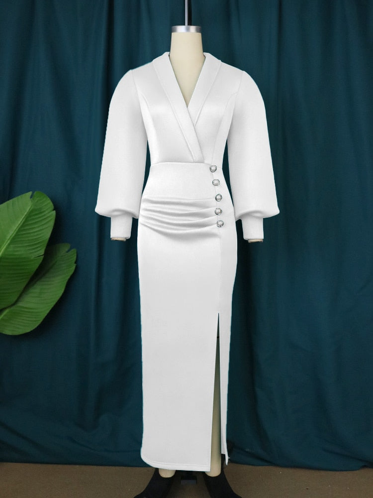 Julia Side Button Dress