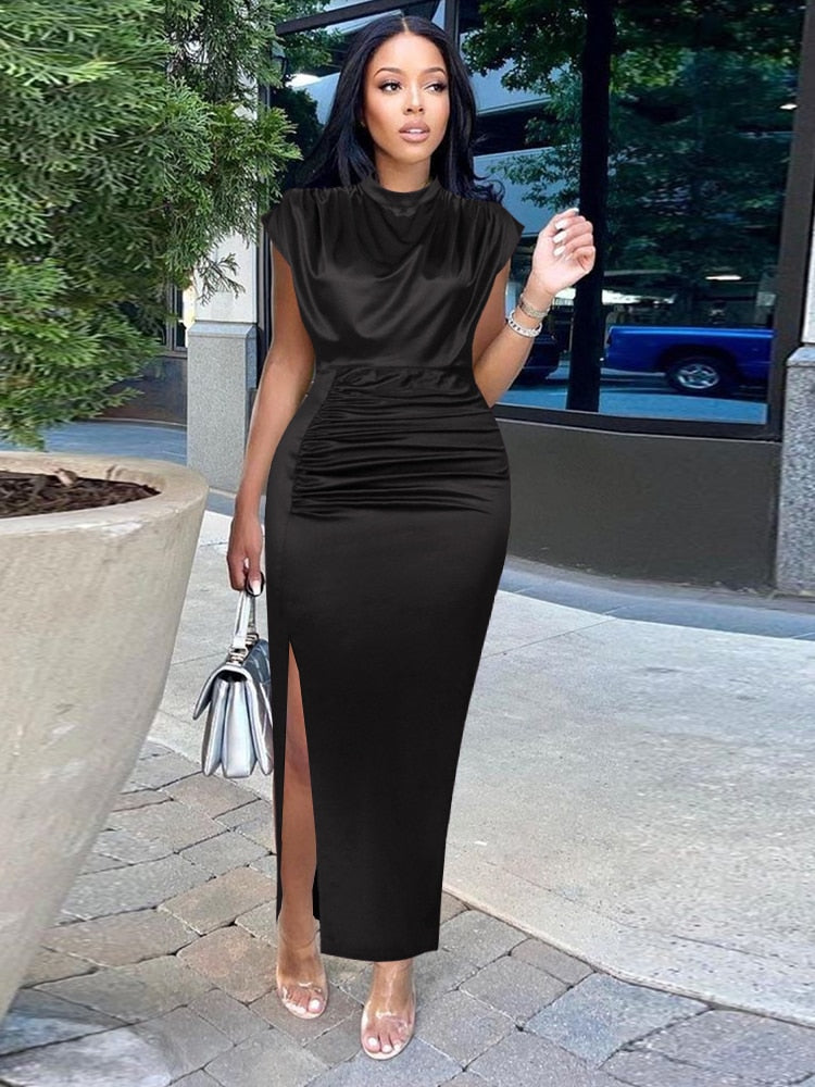 Madame Sonia Slit Dress - Dresses Dresses