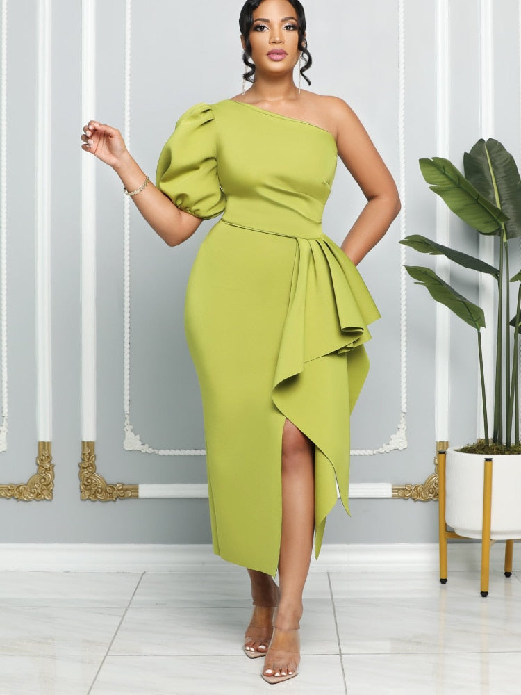 Martina One Shoulder Dress