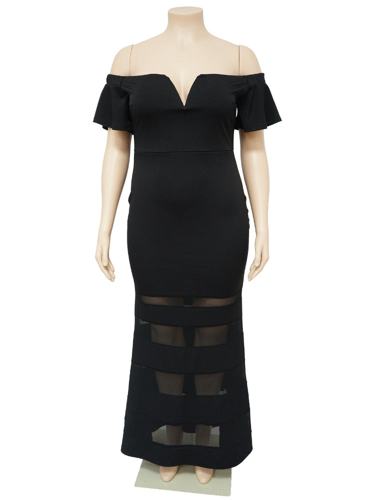Arleen Mesh Tail Dress