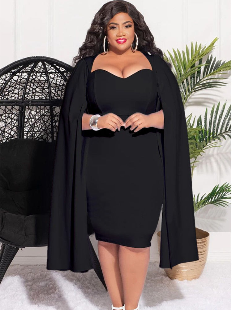 Margot Cloak Sleeve Dress
