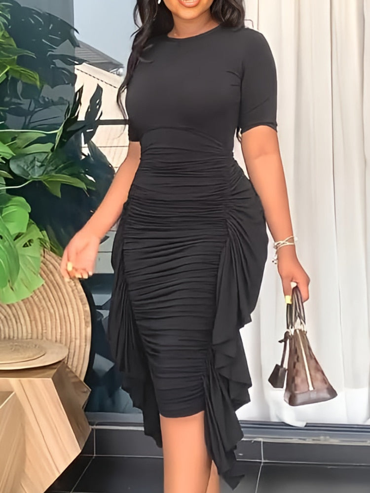Chacha Bodycon Dress - Black / S
