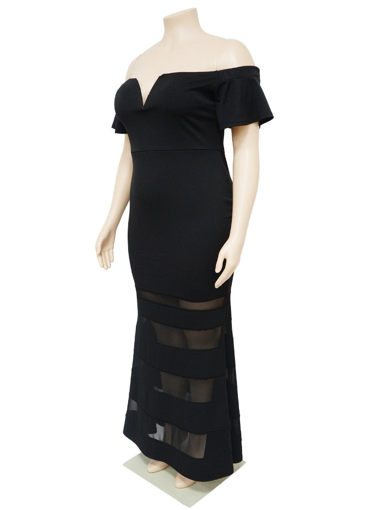 Arleen Mesh Tail Dress