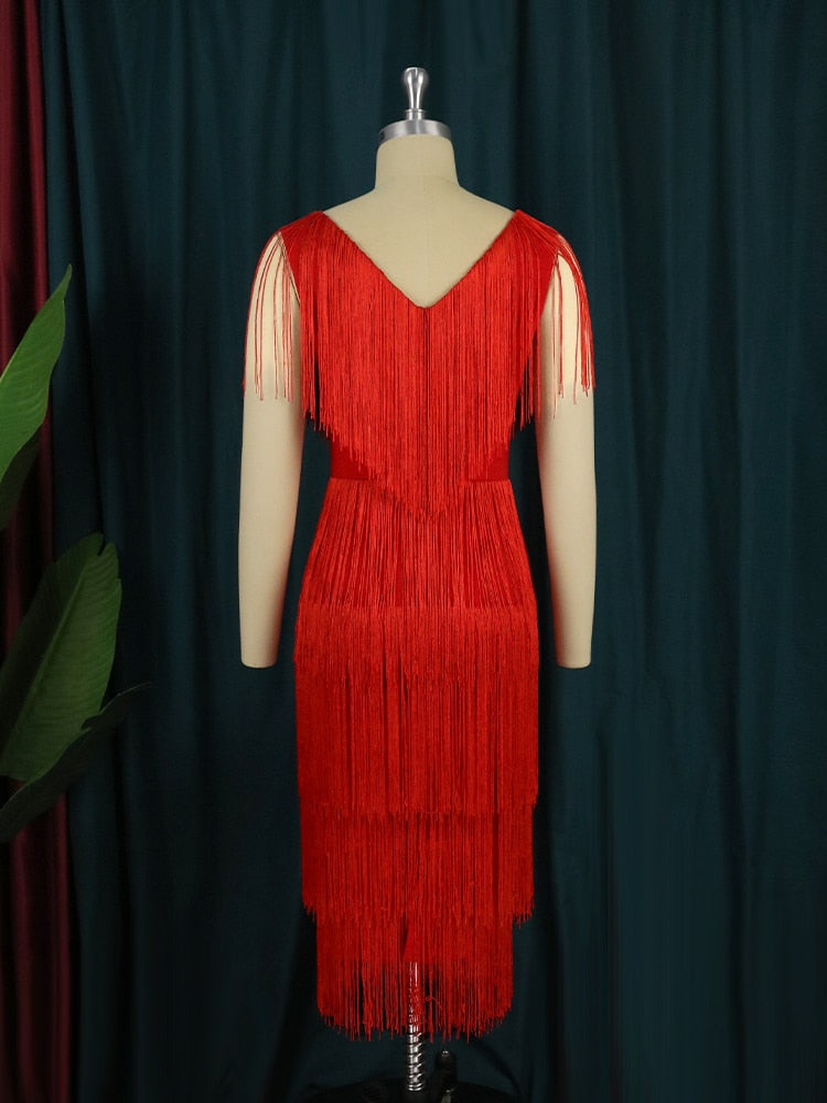 Tassie Tassel Dress