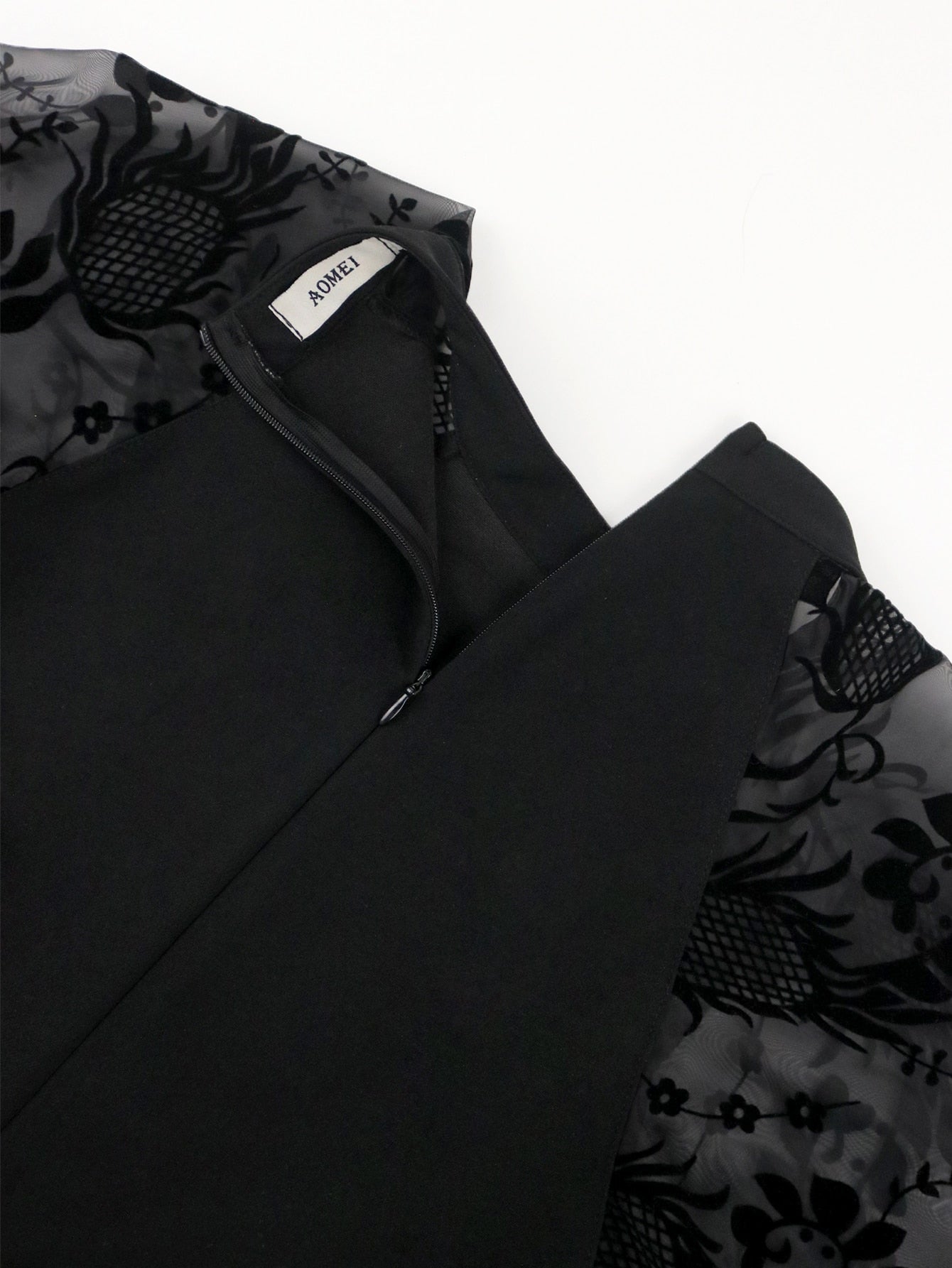 Carolina Mesh Sleeve Dress