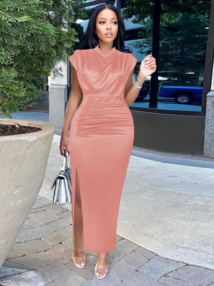 Madame Sonia Slit Dress - Dresses Dresses