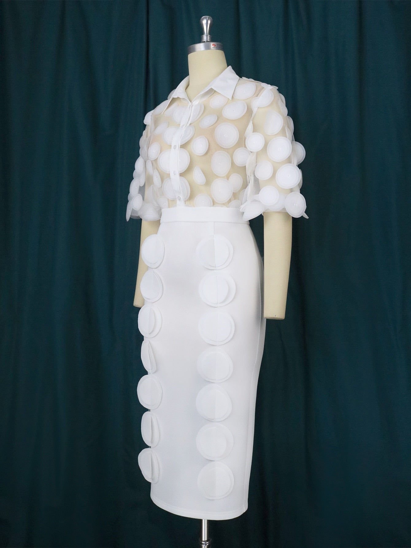 Cora White Two Piece Set