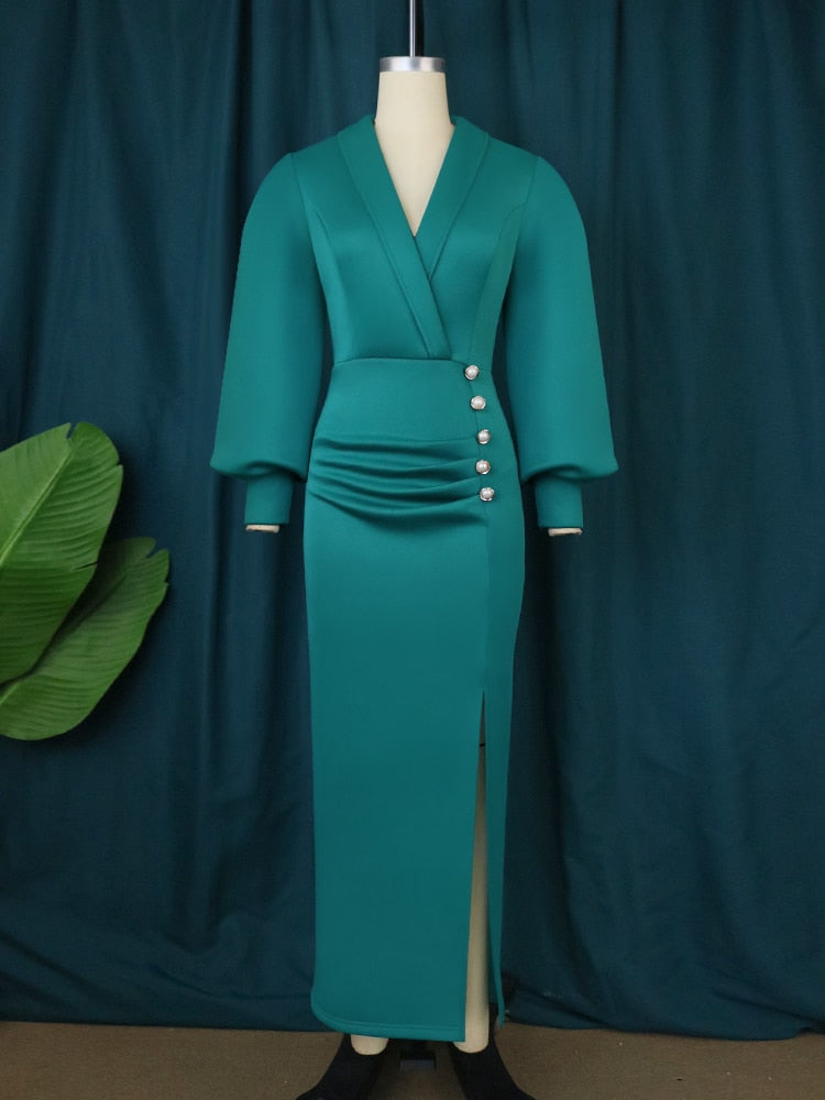 Julia Side Button Dress