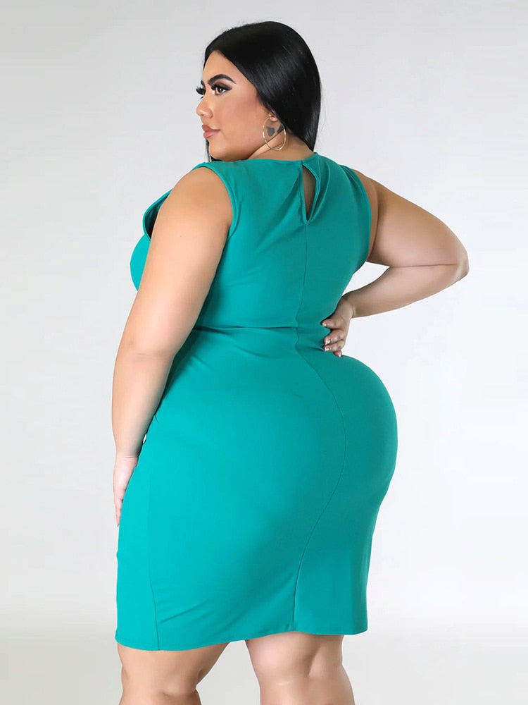Gina Slit Bodycon Dress