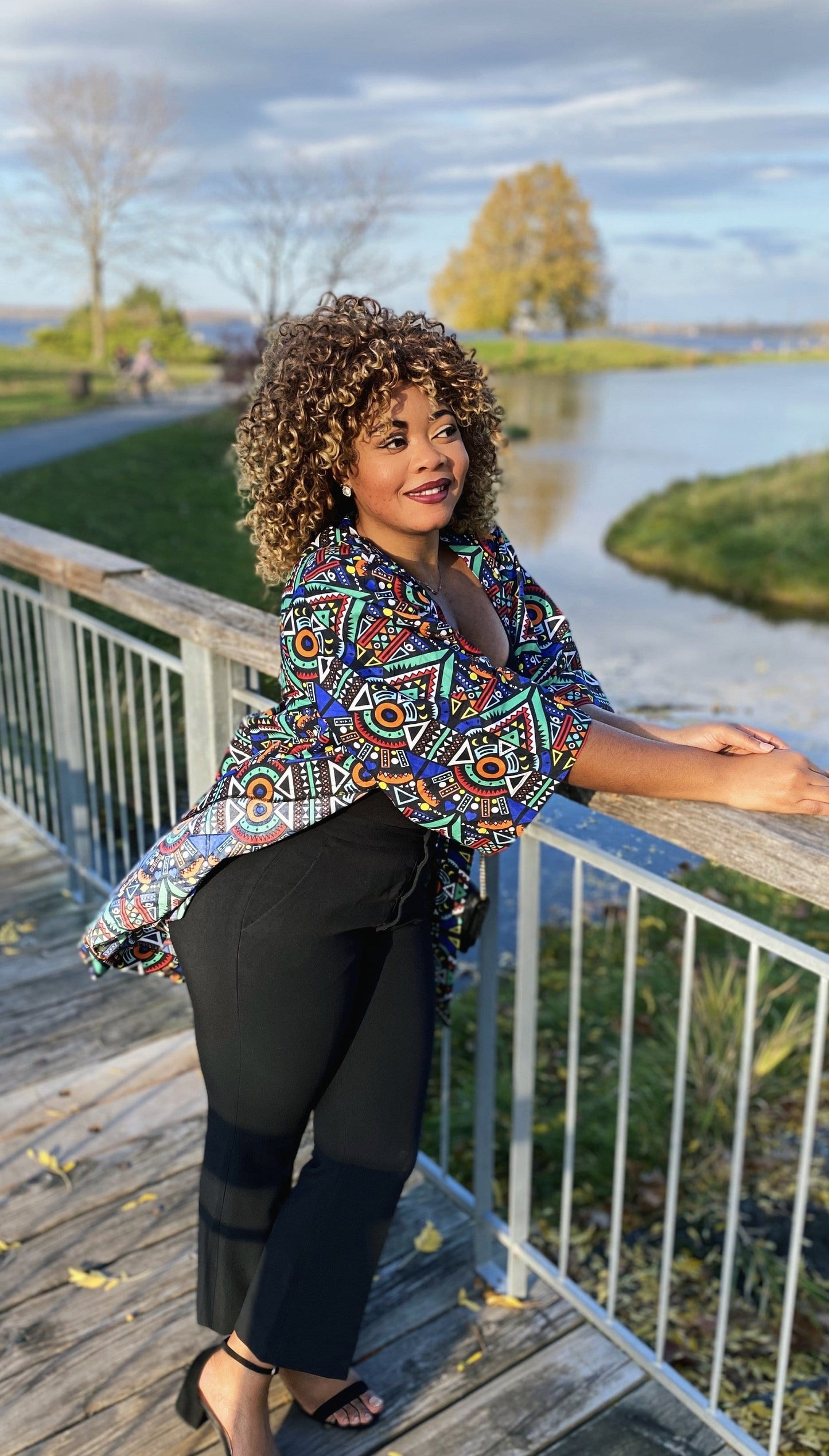 Ni Nzuri African Kimono - tops