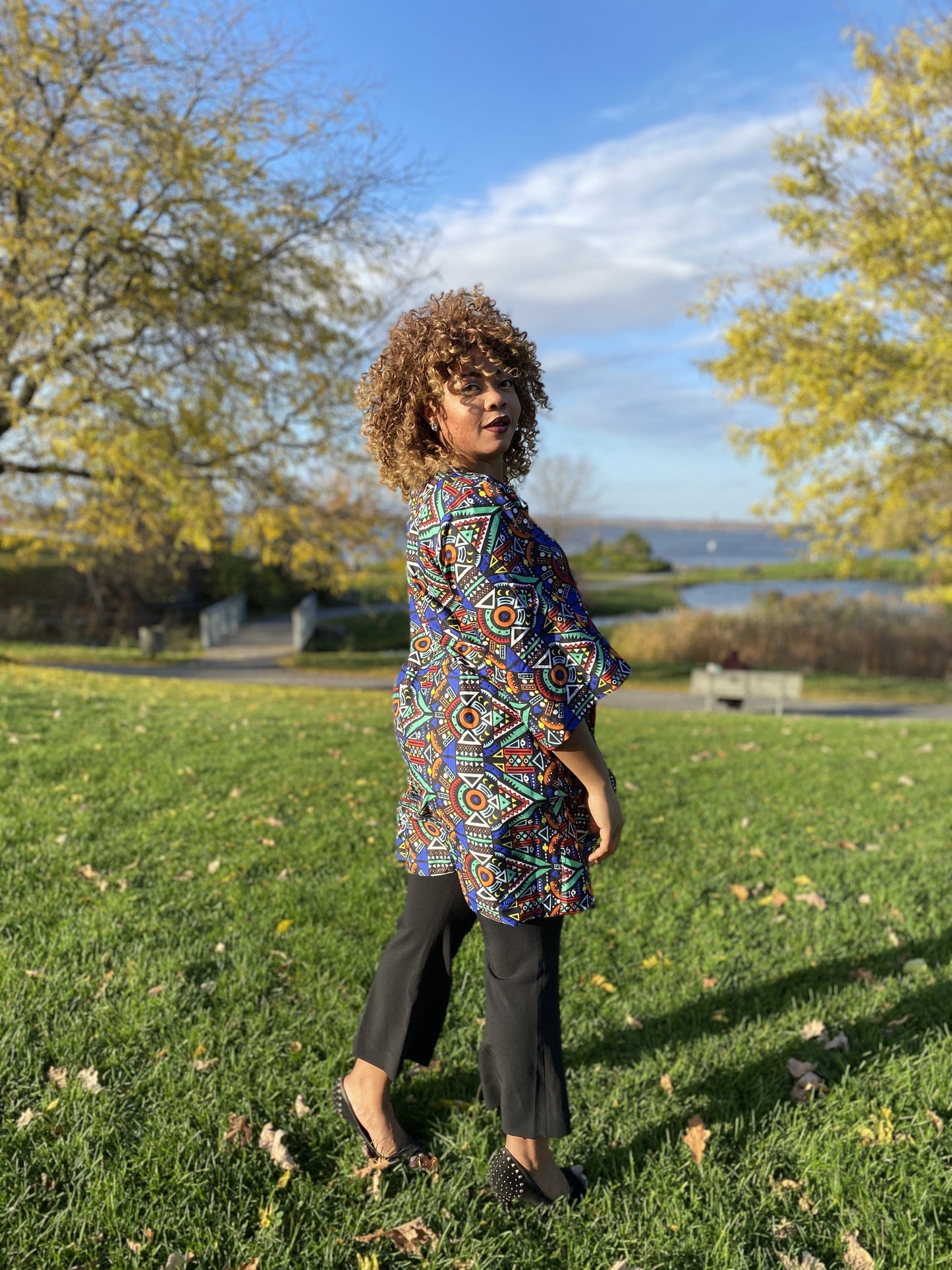 Ni Nzuri African Kimono - tops