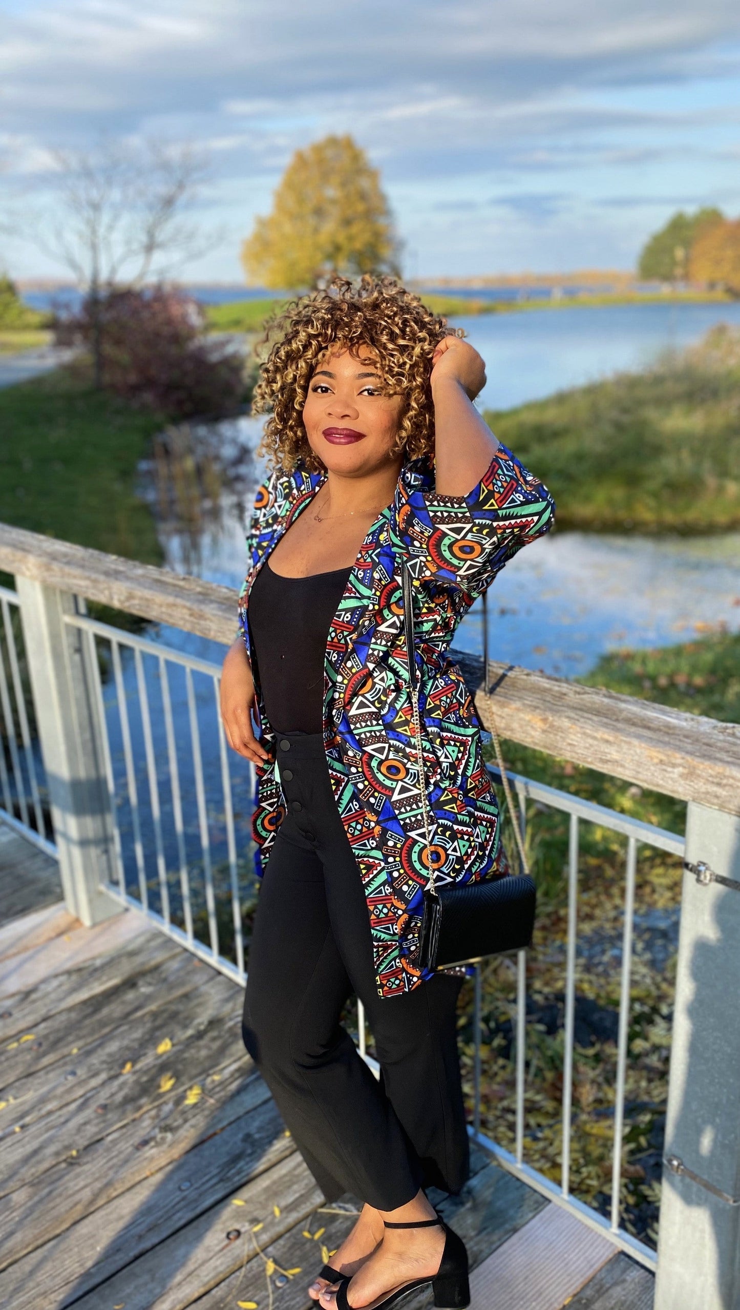Ni Nzuri African Kimono - tops