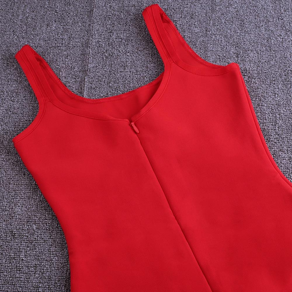 Basic Square Neck Bandage Dress - dresses