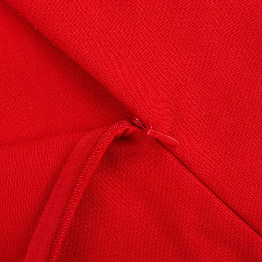 Basic Square Neck Bandage Dress - dresses