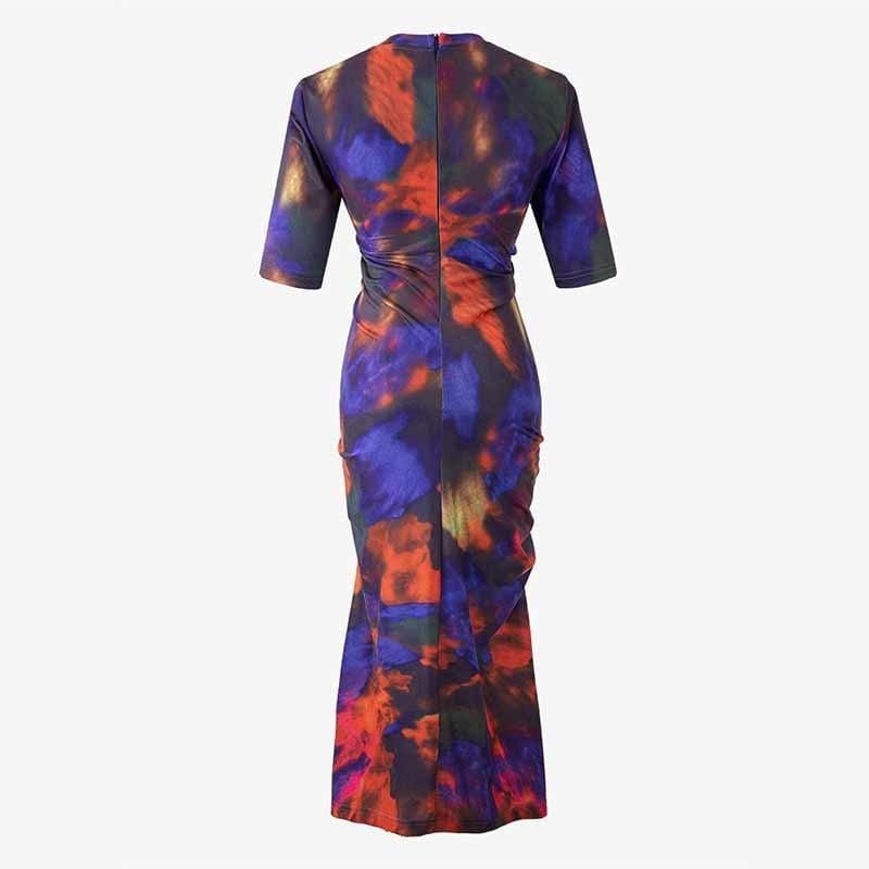 Double Trouble Tie Dye Split Dress - dresses Dresses
