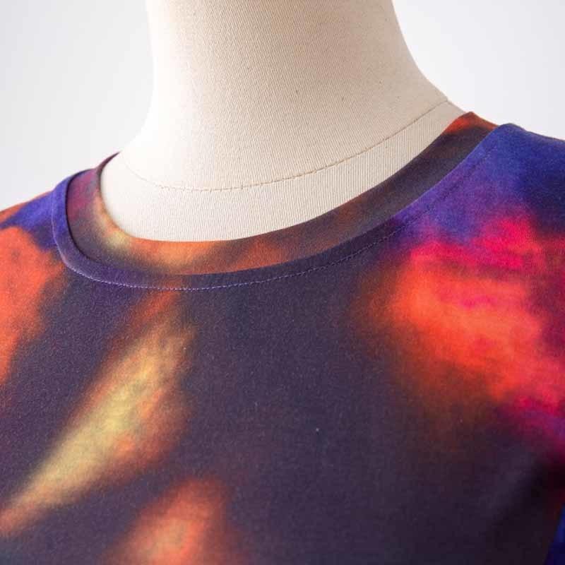 Double Trouble Tie Dye Split Dress - dresses Dresses