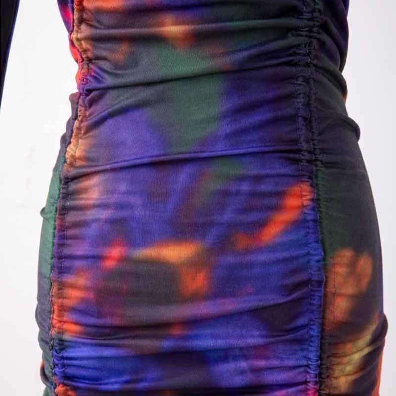 Double Trouble Tie Dye Split Dress - dresses Dresses
