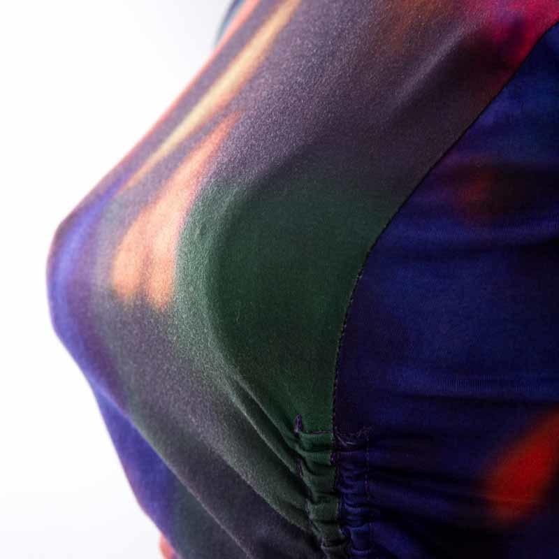 Double Trouble Tie Dye Split Dress - dresses Dresses