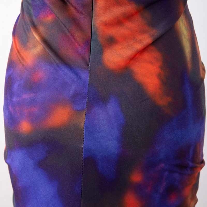 Double Trouble Tie Dye Split Dress - dresses Dresses