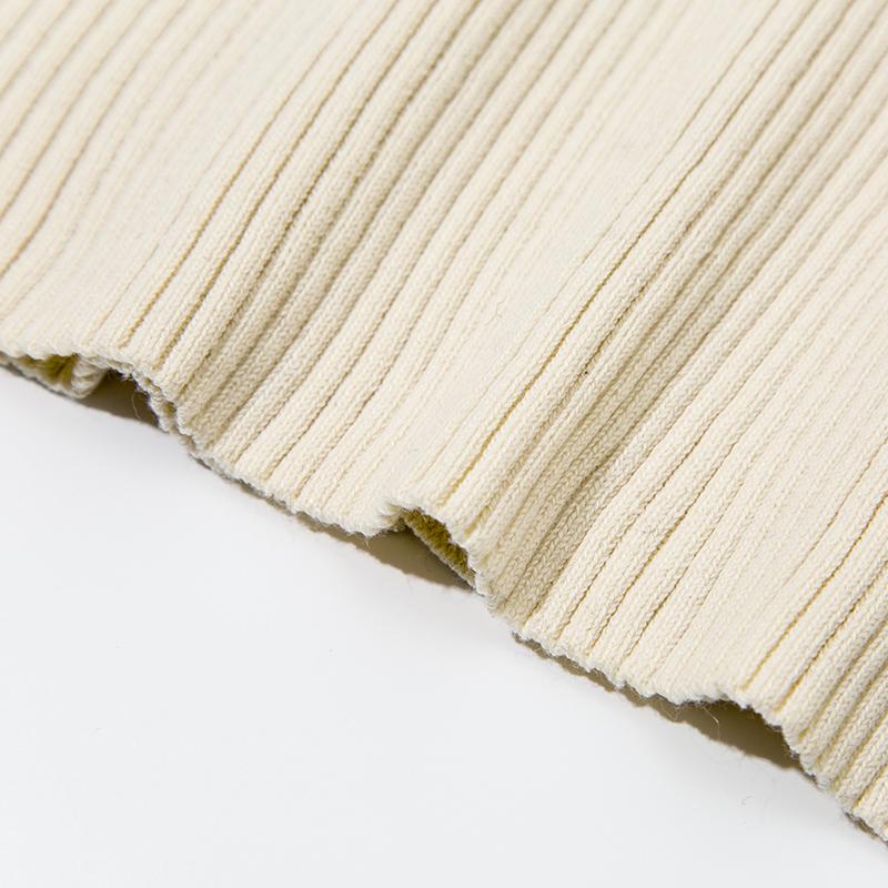 Very Thick Cream Knitted Dress - dresses Dresses
