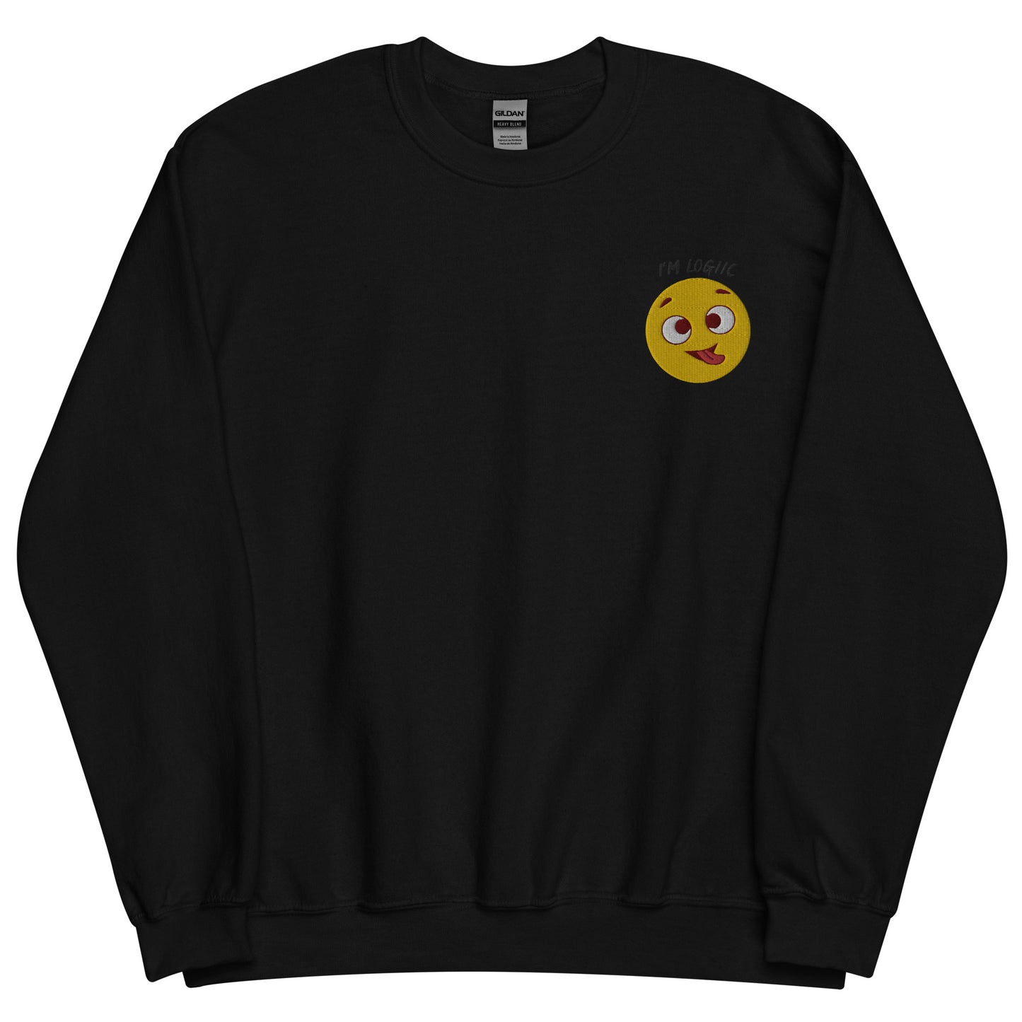Silly Face Unisex Sweatshirt - Black / S