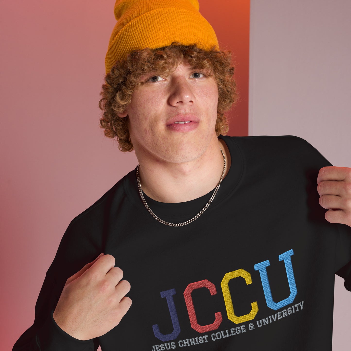 JCCU Embroidered Unisex Sweatshirt - Shirts & Tops