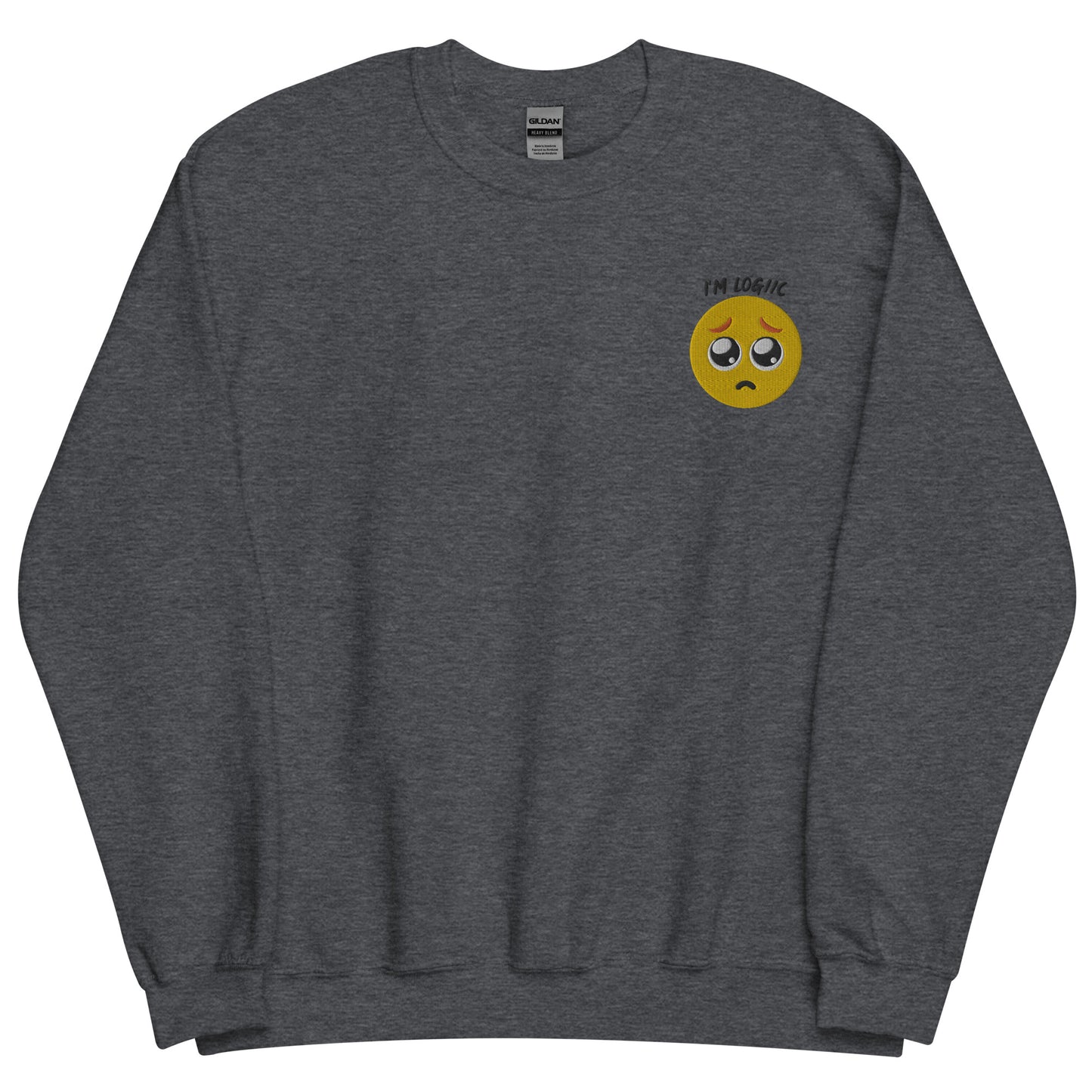Baby Eyes Unisex Sweatshirt - Dark Heather / S