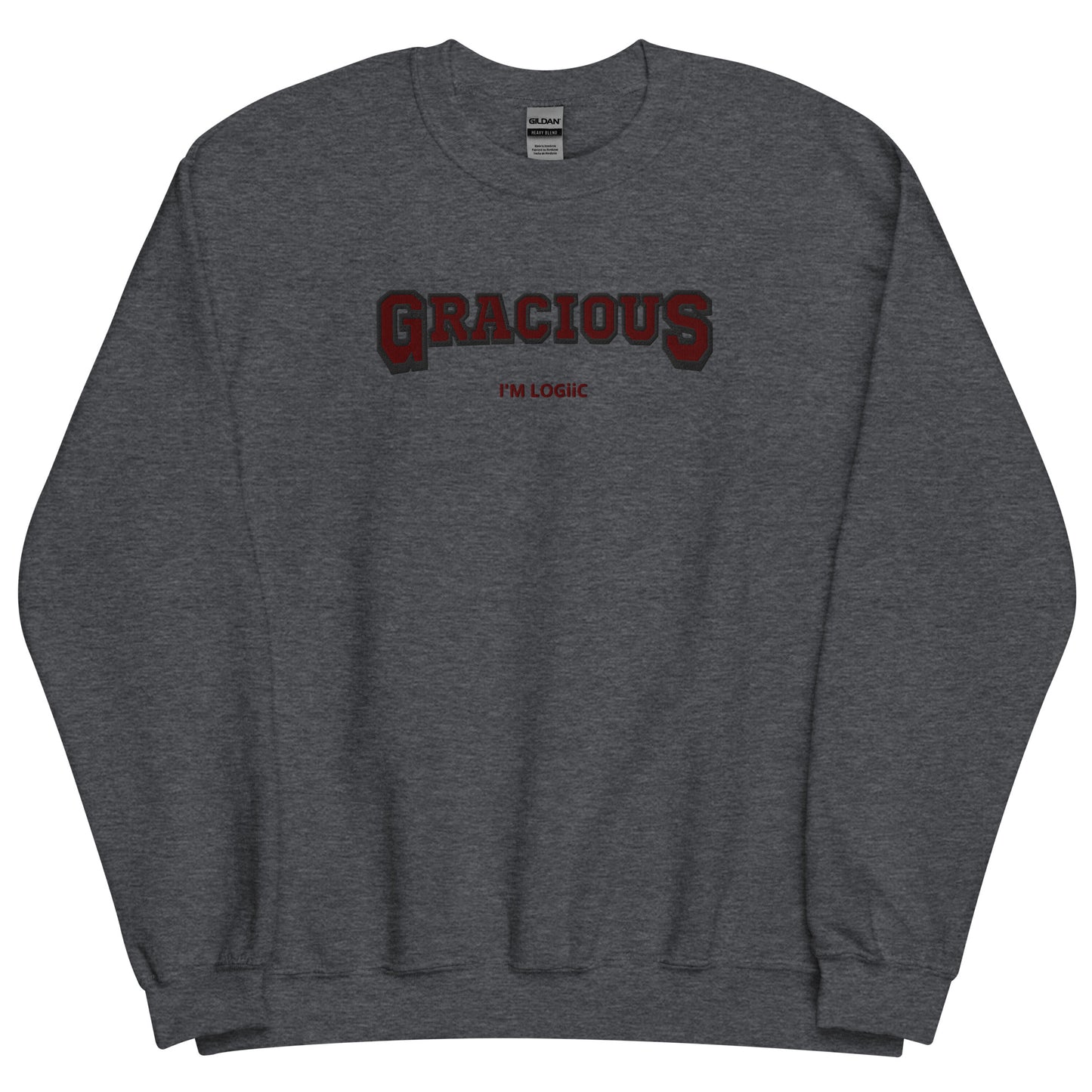 Gracious Unisex Sweatshirt - Dark Heather / S