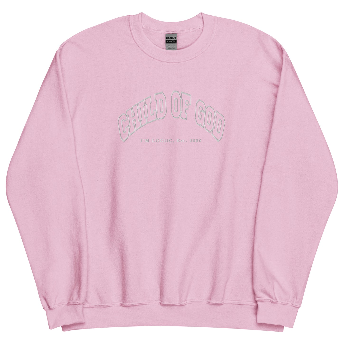 Child of God Unisex Sweatshirt - Light Pink / S