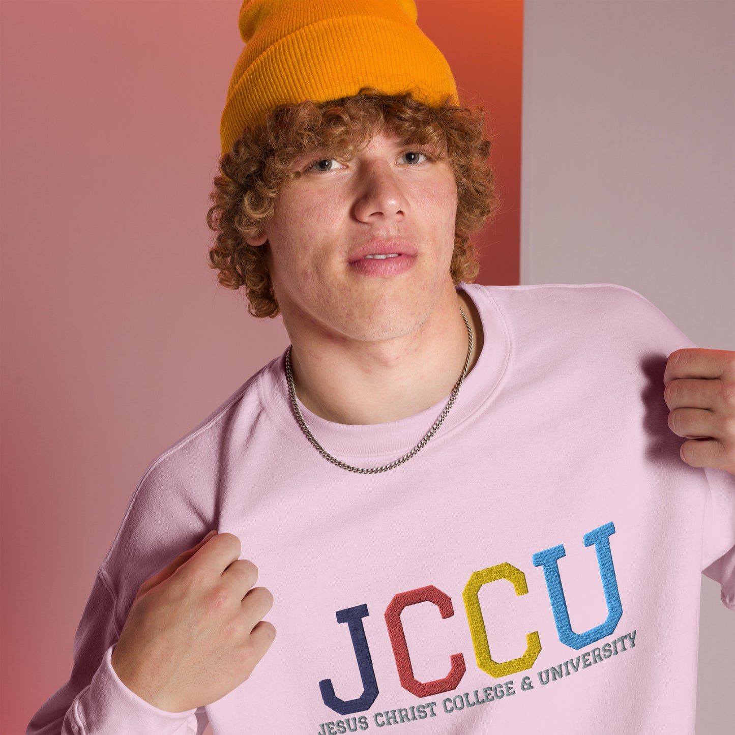 JCCU Embroidered Unisex Sweatshirt - Shirts & Tops