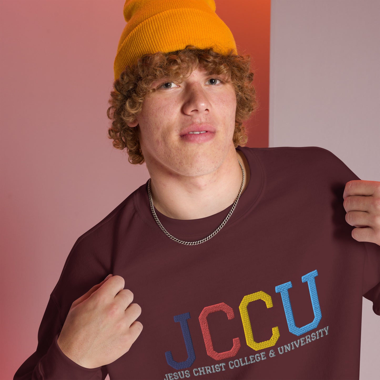 JCCU Embroidered Unisex Sweatshirt - Shirts & Tops