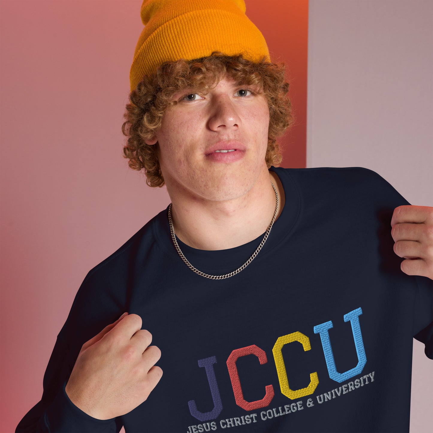 JCCU Embroidered Unisex Sweatshirt - Shirts & Tops