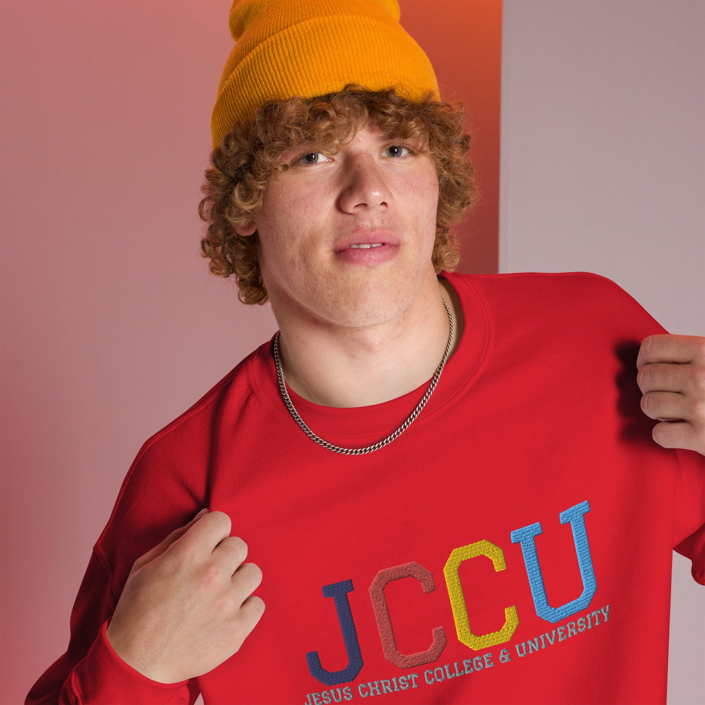 JCCU Embroidered Unisex Sweatshirt - Shirts & Tops