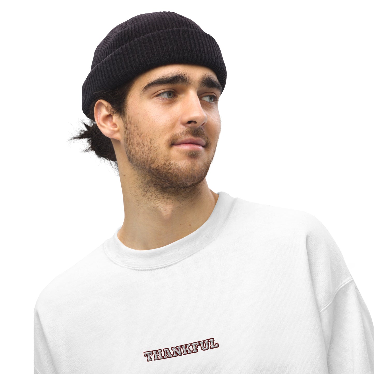 Thankful Unisex Sweatshirt - White / S