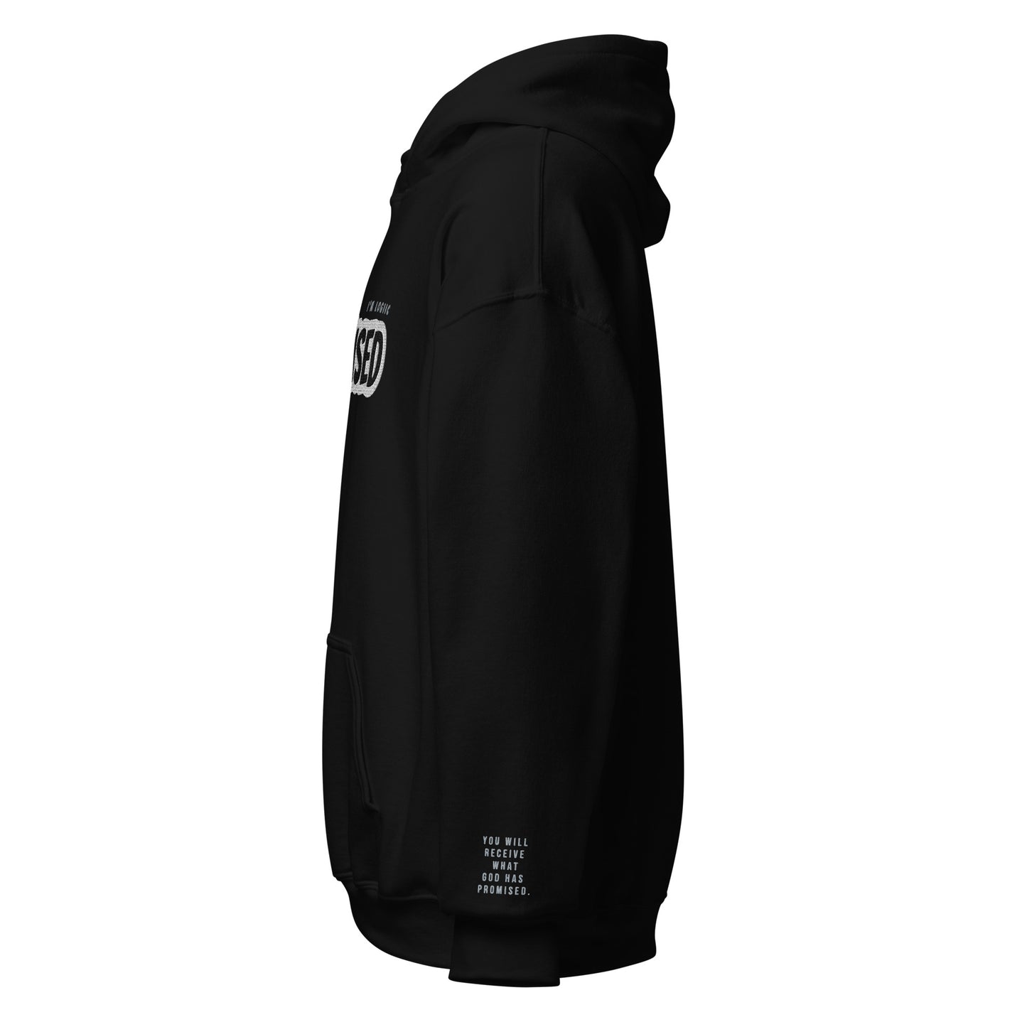 Promised Embroidered Unisex Hoodie - Shirts & Tops