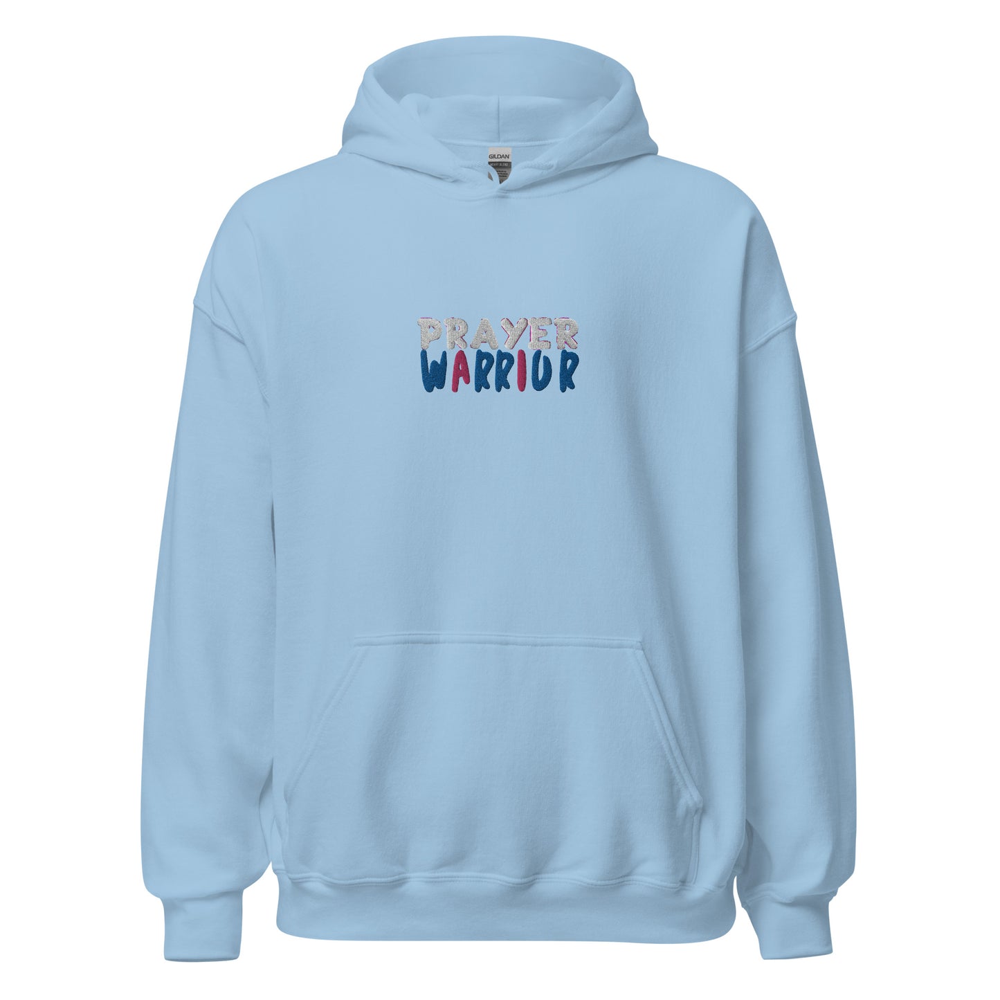 Prayer Warrior Embroidered Hoodie - Shirts & Tops