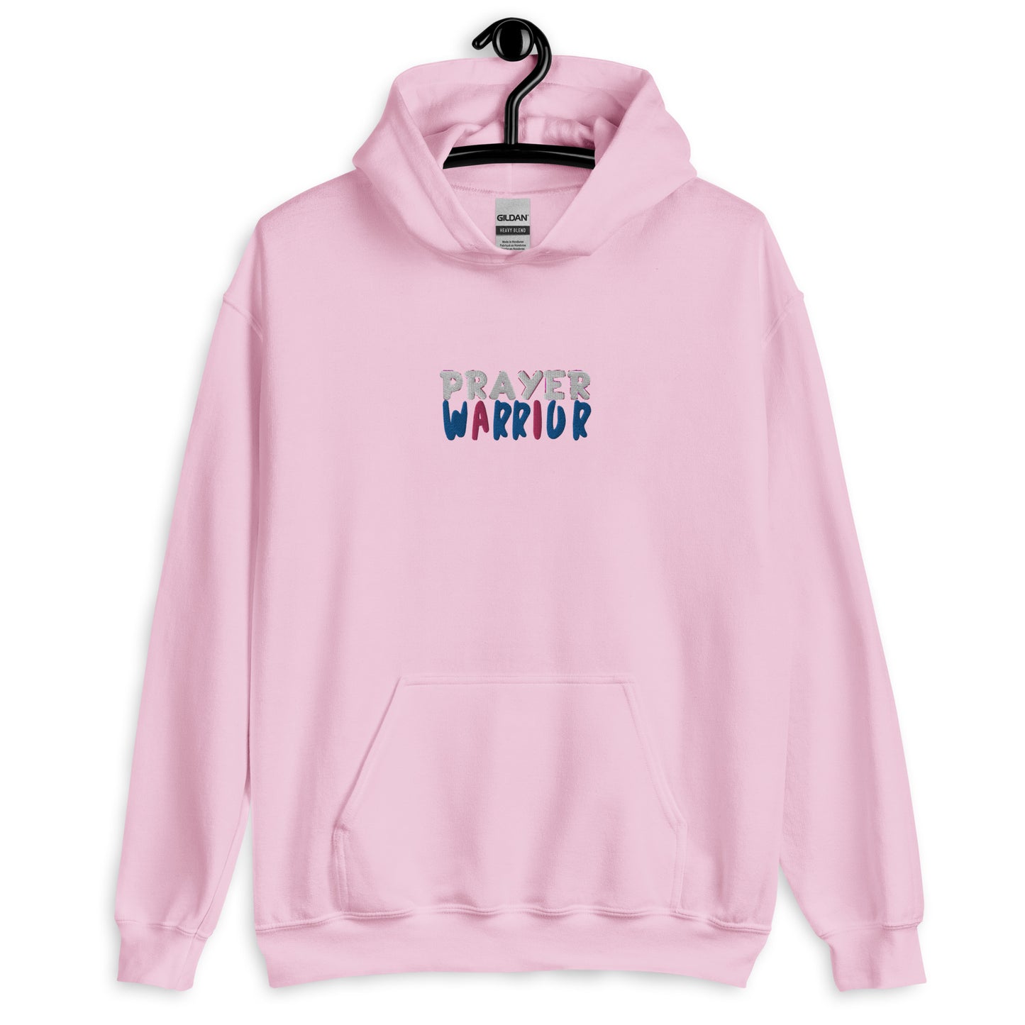 Prayer Warrior Embroidered Hoodie - Shirts & Tops