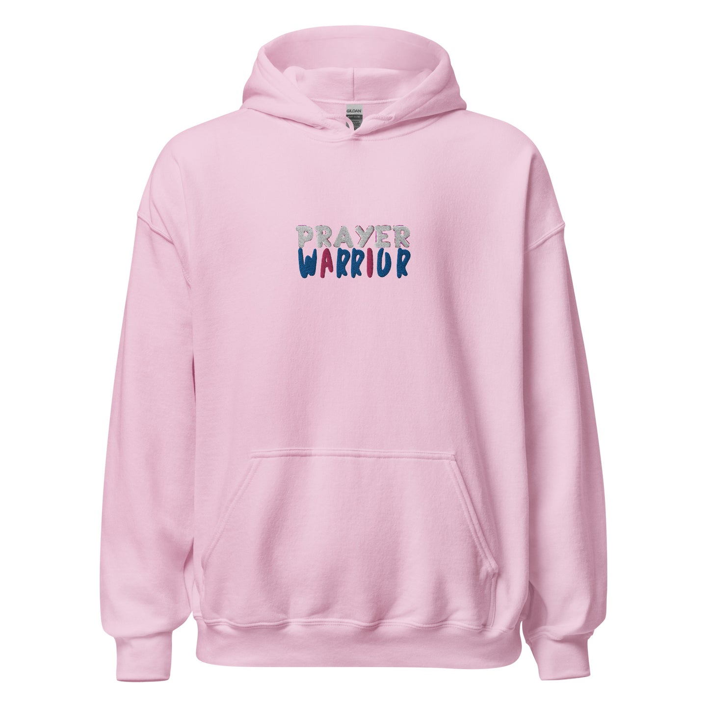 Prayer Warrior Embroidered Hoodie - Shirts & Tops