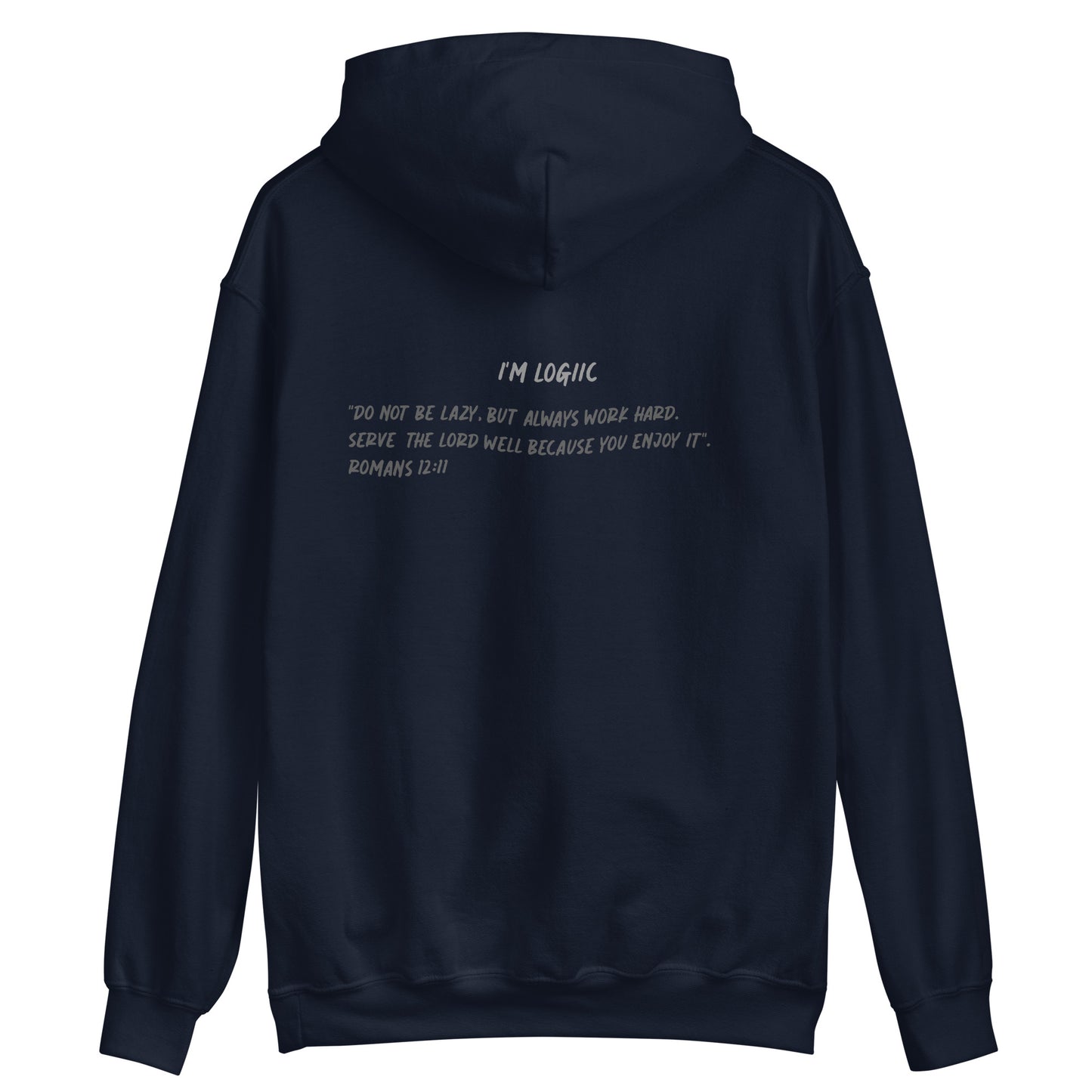 PUSH Embroidered Hoodie - Shirts & Tops