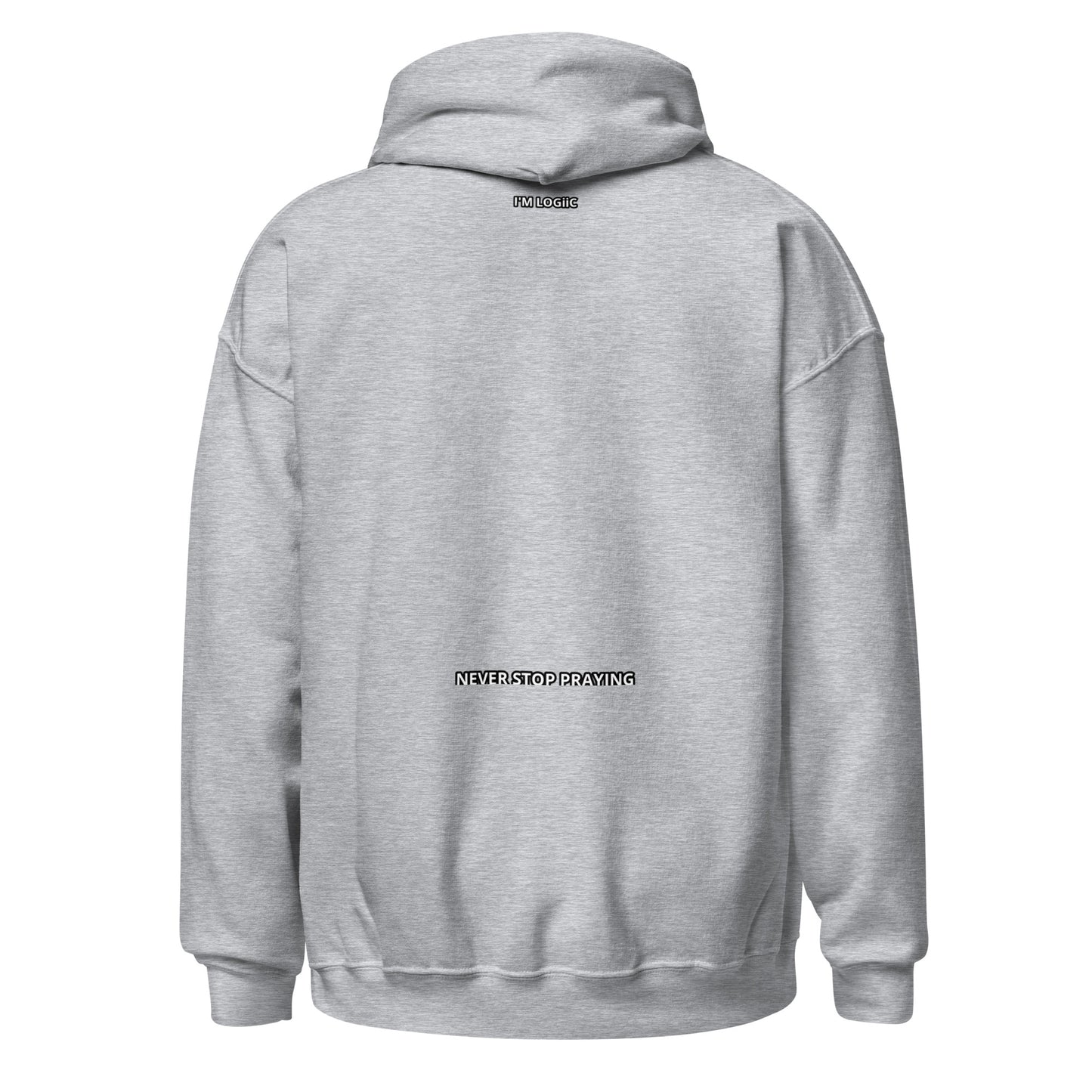 Prayer Warrior Embroidered Hoodie - Sport Grey / S - Shirts