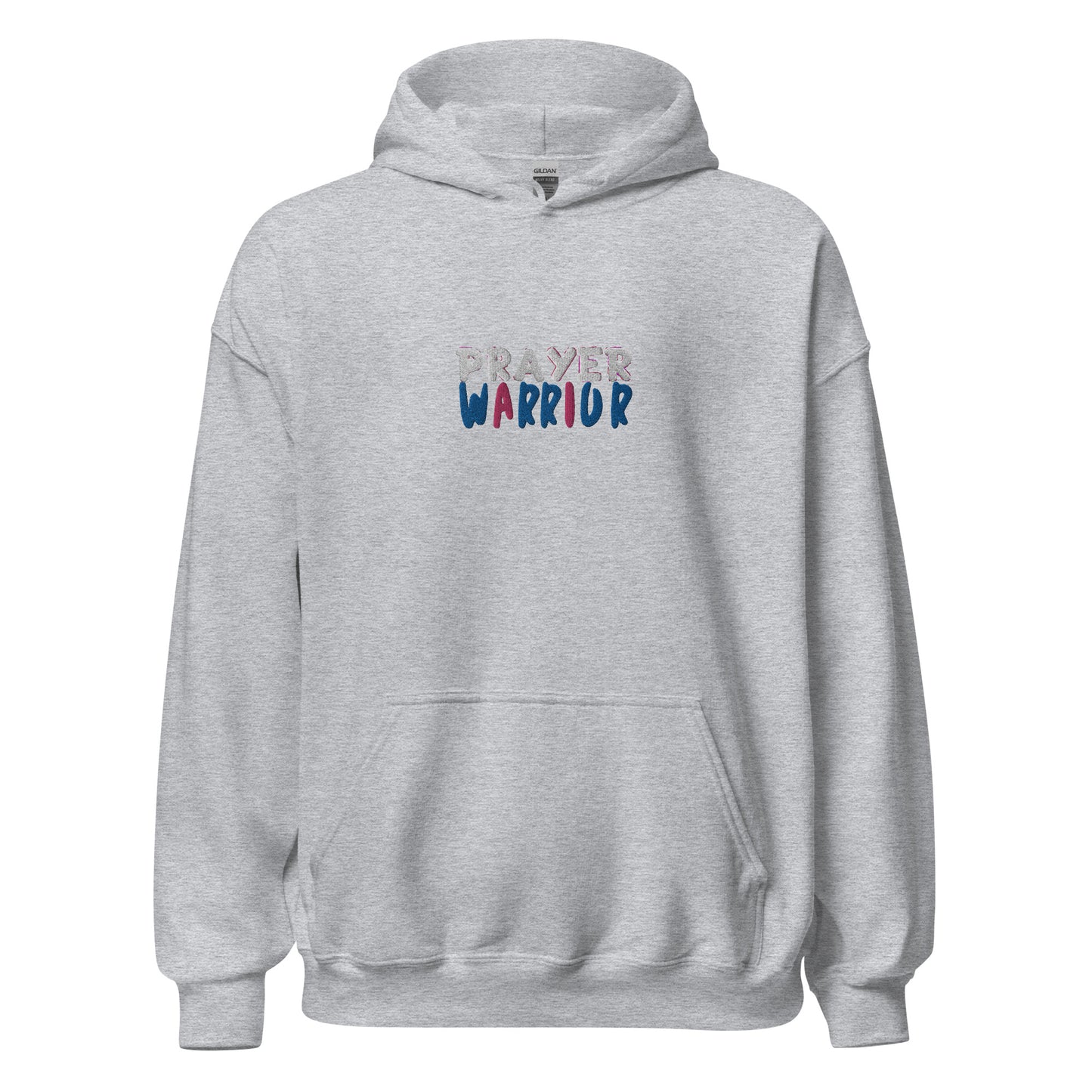 Prayer Warrior Embroidered Hoodie - Shirts & Tops