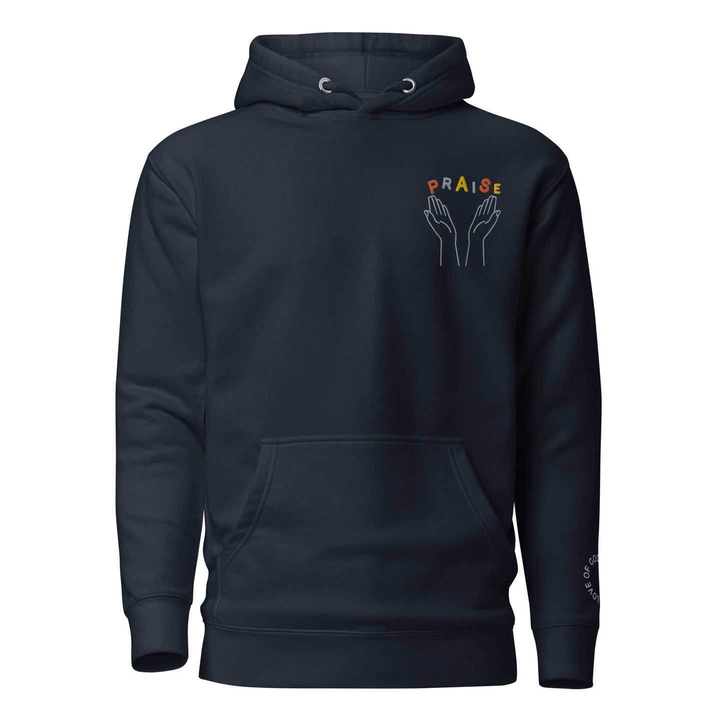 Praise Hands Unisex Hoodie - Navy Blazer / S - Shirts & Tops