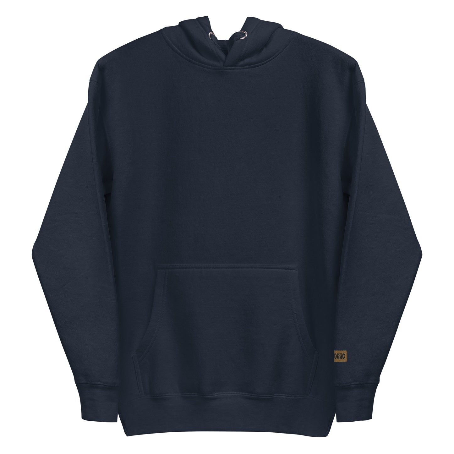 Brand Logo Sleeve Unisex Hoodie - Navy Blazer / S