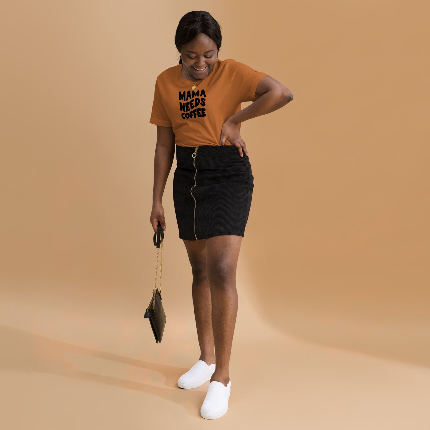 Mama Needs Coffee t-shirt - Toast / XS - Shirts & Tops