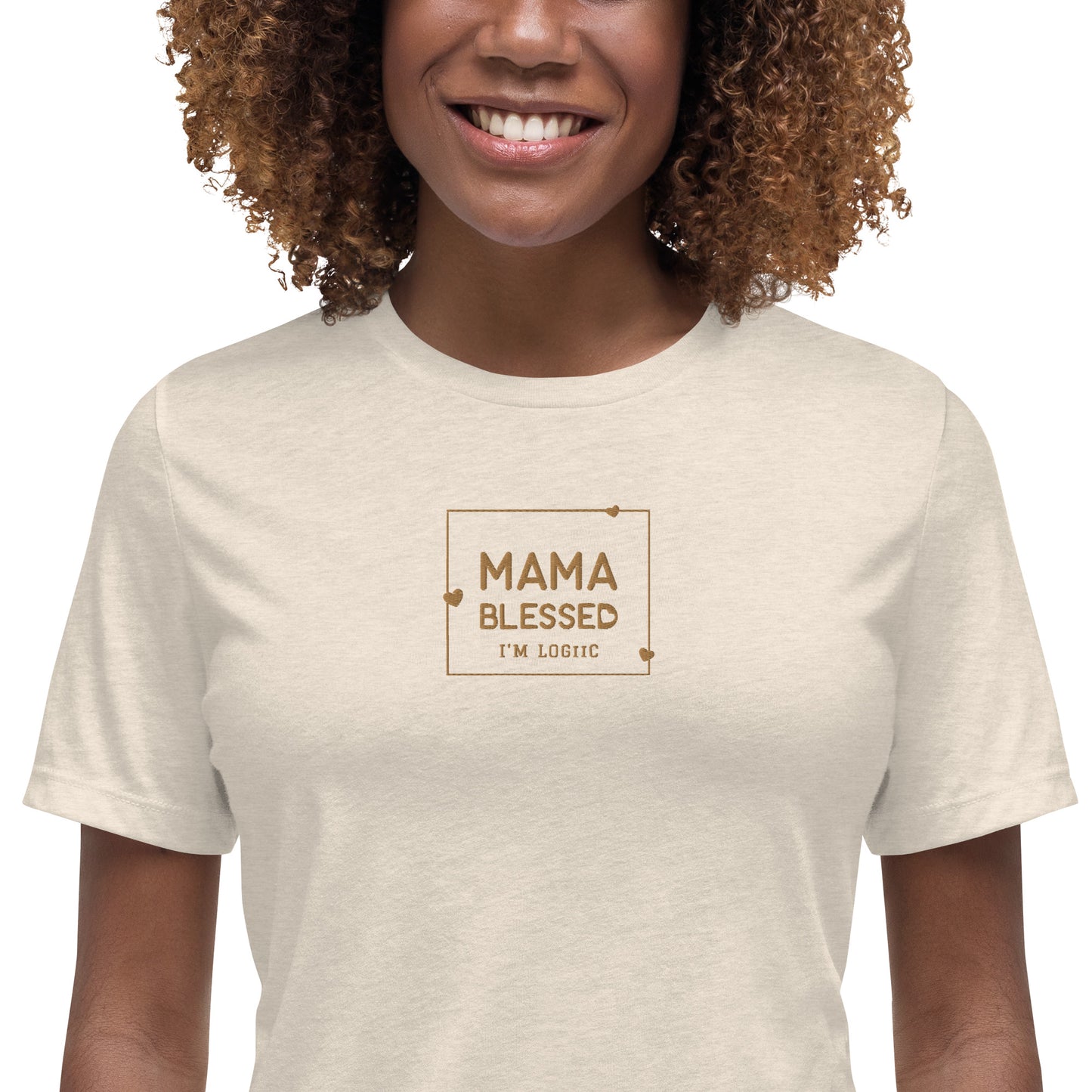 Mama Blessed Women’s Relaxed T-Shirt - Shirts & Tops